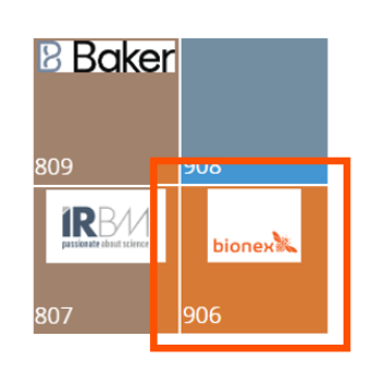 BioNex Booth Location SLAS 2024 Europe 2